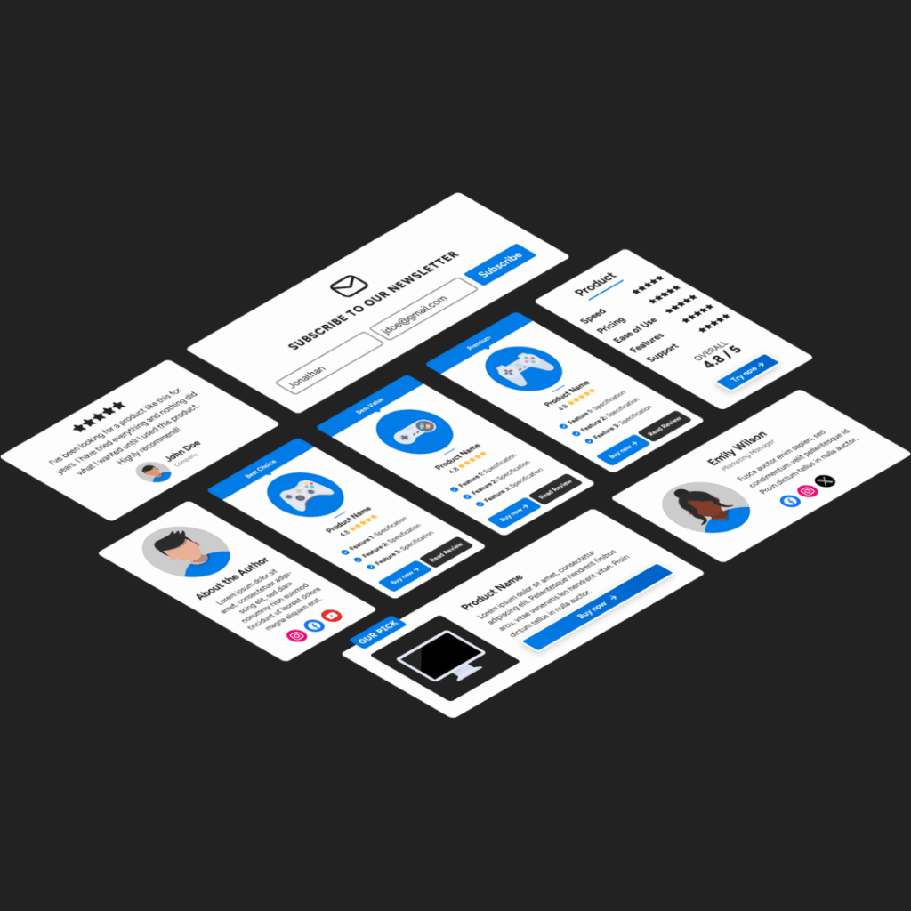 JP Blocks Isometric Mockup