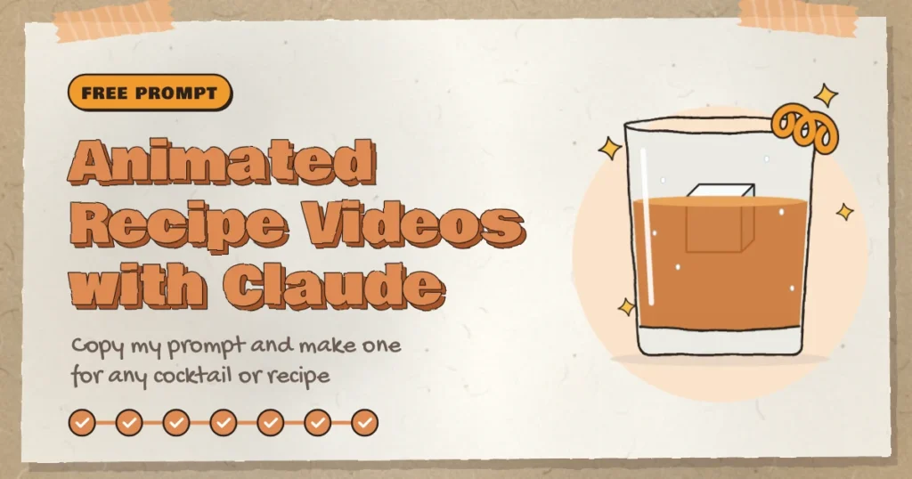 Claude Animated Recipe Video Prompt